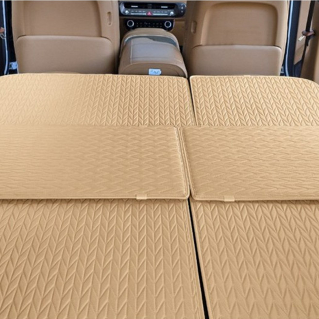 우주카카 EV9 리노 차박 평탄화매트 프리미엄 고강도 틈새연결 확장보드 바닥 트렁크 1P, 대형(1P), 새들브라운, EV9(5인승)