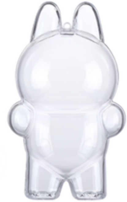 지오 라부부 인형 키링 투명 보호 커버 케이스, 서있는 라부부 (1세대&3세대), 1개