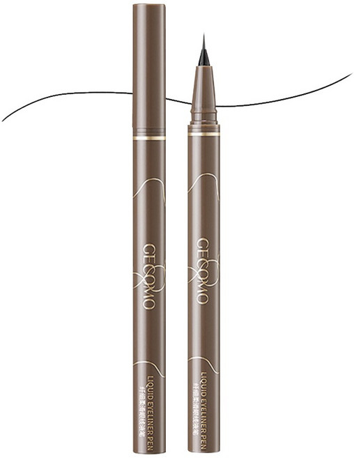 알제이 워터프루 초미세 펜 아이라이너, 1개, 블랙