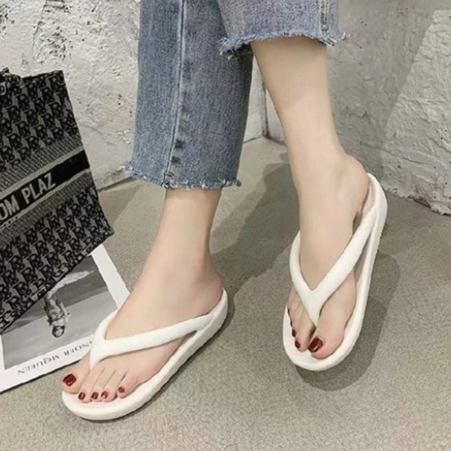 무려 플리플랍 쪼리 슬리퍼 비치룩 푹신 여름 신발