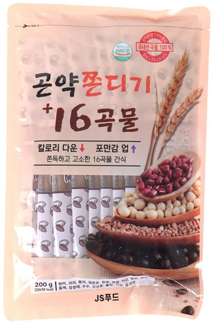 The무라 쫀득하고 고소한 16곡물 곤약 쫀드기, 20g, 30개