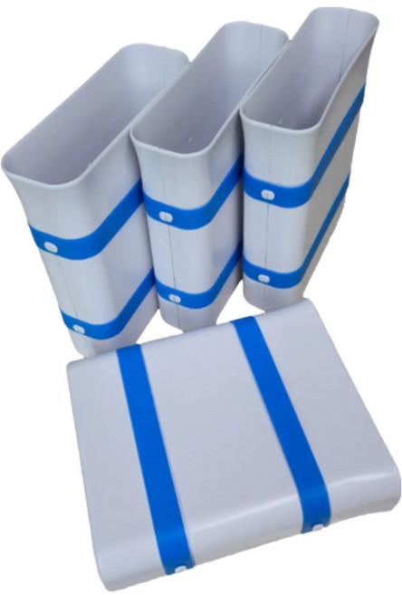 이제이타임 냉동 푸드 블록 메이커 4개 육수 소스 냉동 소분통, 4팩