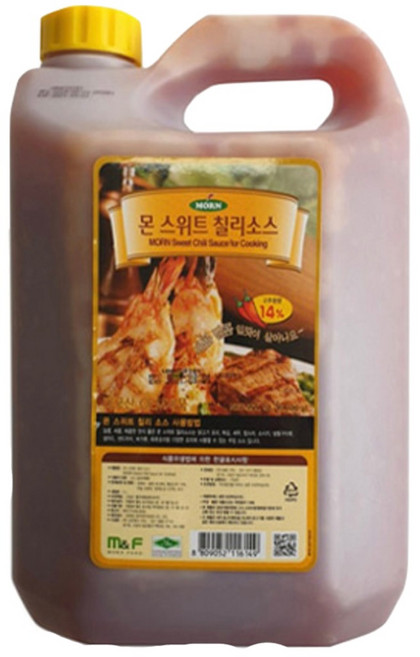 몬 스위트 칠리소스 5L 2개 말통