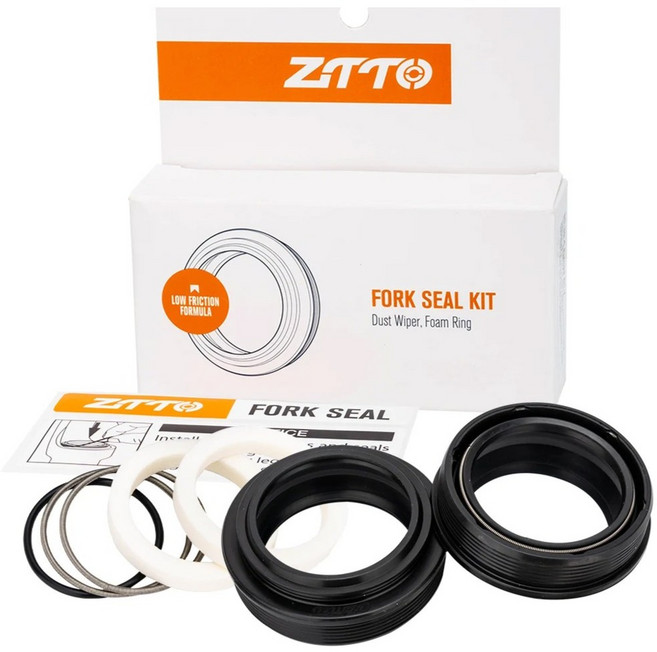 자전거 용품 ZTTO MTB 서스펜션 오일 씰 와이퍼 서비스 키트 폭스 36 38 40 32 Suntour Epixon Rockshox Pike 35 Lyrik Boxx, 36x49mm, 1개