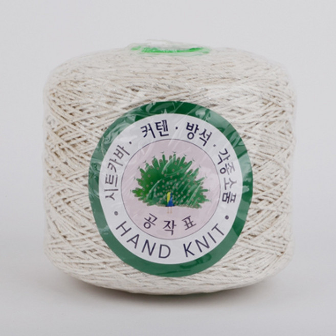 [니트박스 뜨개실] 공작표 24합 금펄 은펄 콘사, 은 펄, 1개