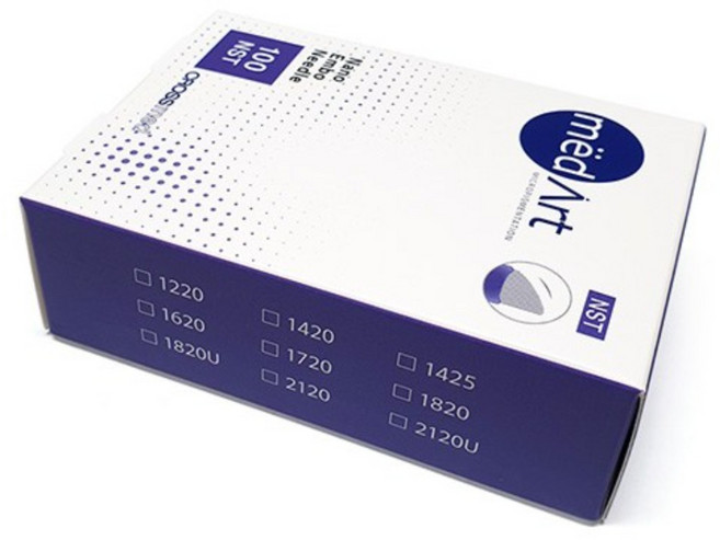 [공식판매] 메드아트 NST 나노 엠보니들(20개/박스) 외 전상품, 1개, A. 엠보니들(퍼플) 1420