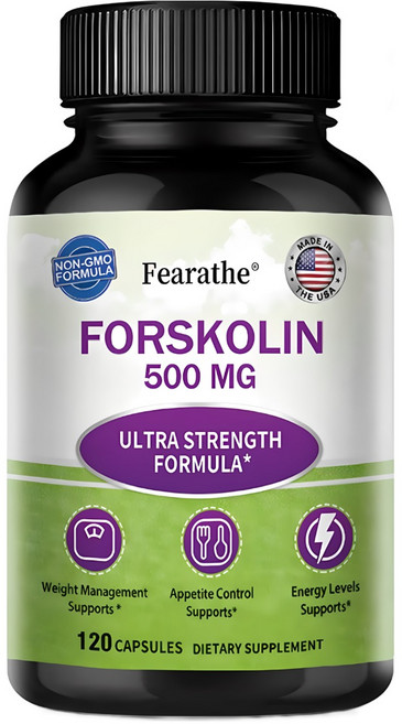 포스콜린 추출물 500mg 체중관리 지원 식욕억제 지방연소 에너지, 1개, 60정