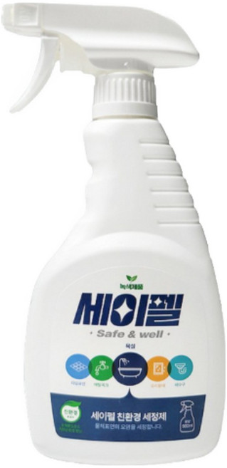 안셈 친환경 욕실 세정제 물때 클리너 세이펠 560ml 1개