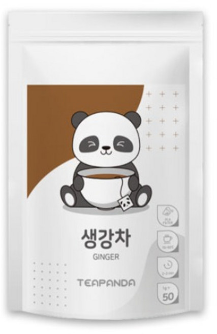 국산 100% 생강차 생분해 삼각티백, 1개, 100개입, 1g