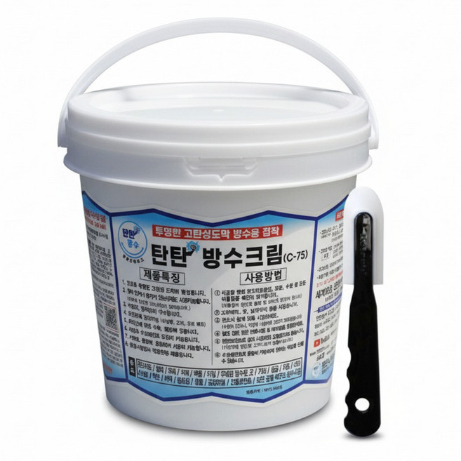 탄탄방수크림 C-75 1.2kg + 코텍 실리콘 마감 코킹헤라 K6617 세트상품, 1세트