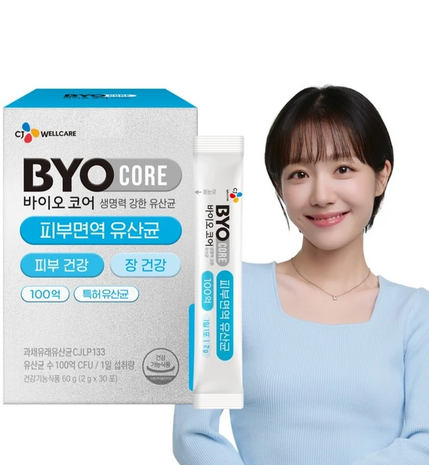 BYO 코어 피부면역 유산균 30p, 60g, 1개 - 쿠팡