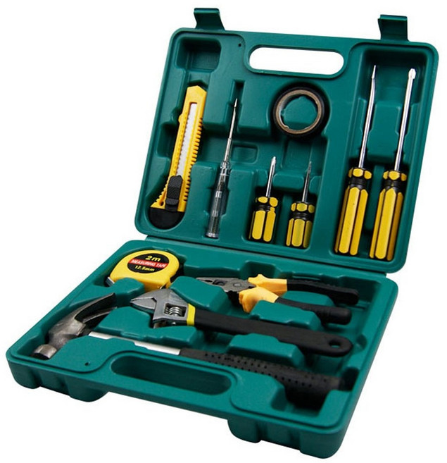 가정용 공구가방 수공구세트 종합공구, 1개, 12종공구세트