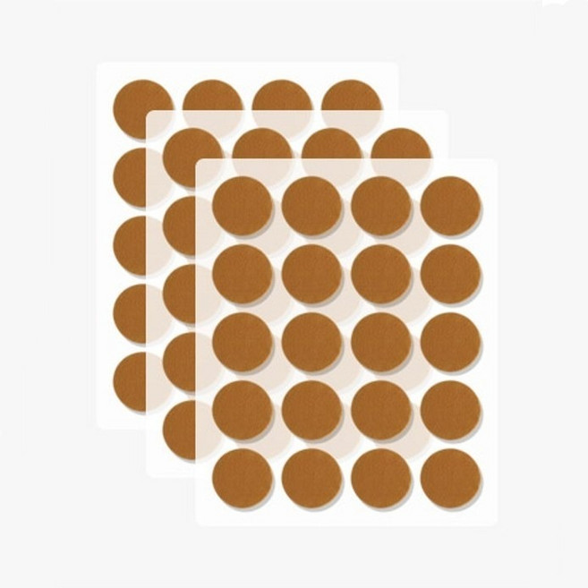 제이테크 의자다리 보호패드 소음방지 부직포 스티커, 60개