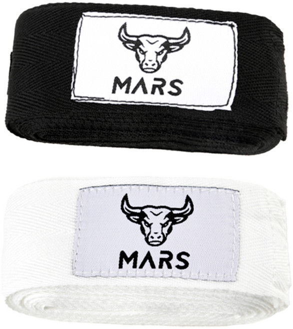 마르스 복싱 핸드랩 권투 밴디지 손목붕대 양쪽세트 5cm, 1세트, 화이트