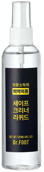 닥터풋 풋스프레이 발톱 발바닥 발가락 무좀 백선균 풋케어 의약외품 소독 스프레이, 1개, 1개입 - 쿠팡