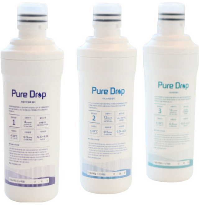 [100%환불보장]퓨리얼 (PPA-2110 ) 직수 정수기 완벽 호환필터 1년 구성SET, 1개