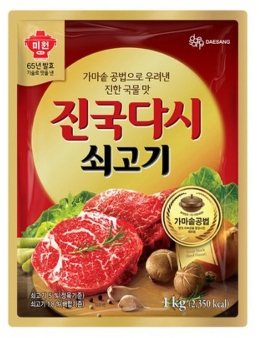 미원 쇠고기진국다시, 2kg, 1개