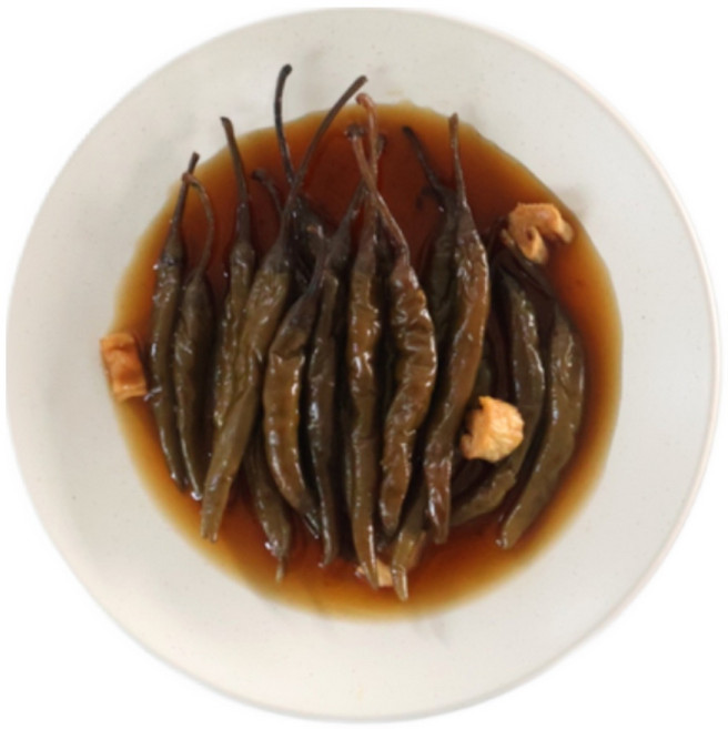 여우마을 수제반찬 더 맛있는 간장 청양고추장아찌, 1개, 4kg