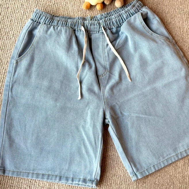 댄디댄디 남성 데님 밴딩 반바지 3color