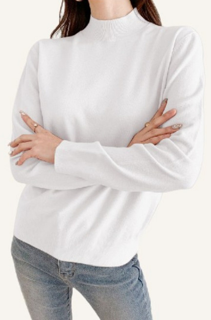 제네브(ZENEVE) 남여공용 국내생산 S~3XL 면TC 반목폴라 티셔츠