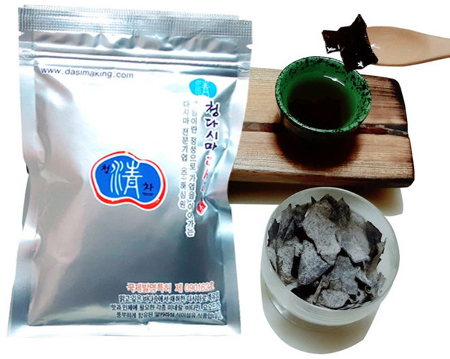 부드러운 청 다시마차 국산 전통 건강 몸에좋은 차 100g 약50잔분, 1개, 1개, 1개입