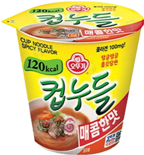 오뚜기 컵누들 매콤한맛 37.8g, 30개