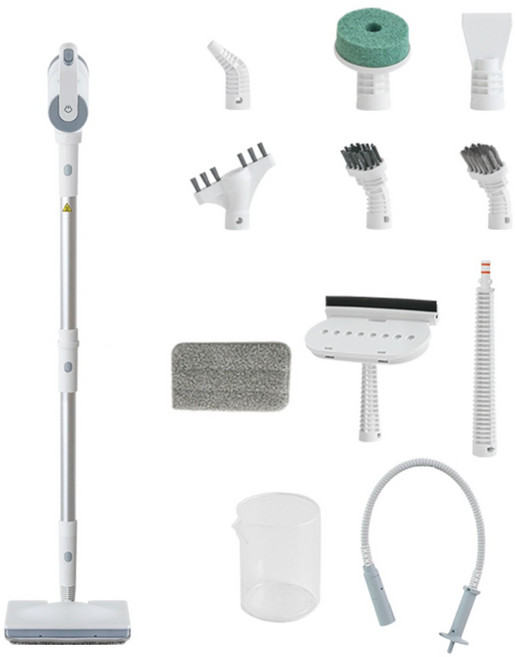 리빈치 이지샤인 9in1 멀티 스팀청소기, LMS-100, 화이트