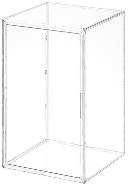 투명 피규어 장식장 진열장 특대형 레고 가방 보관함 아크릴 케이스, 1개