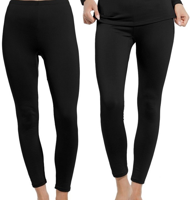 2매입 이너스타 여성 프리미엄 초극세사 보온 내복 하의