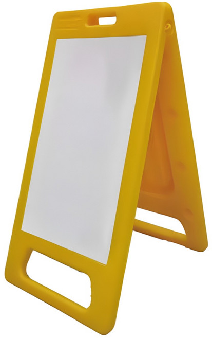 OPEN 영업중 어서오세요 알림 안내 A형 거치대 포맥스결합 PE 입간판표지판 중 단면