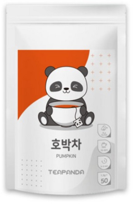 티판다 국산 100% 호박차 붓기차 삼각티백, 1개, 100개입, 1.5g