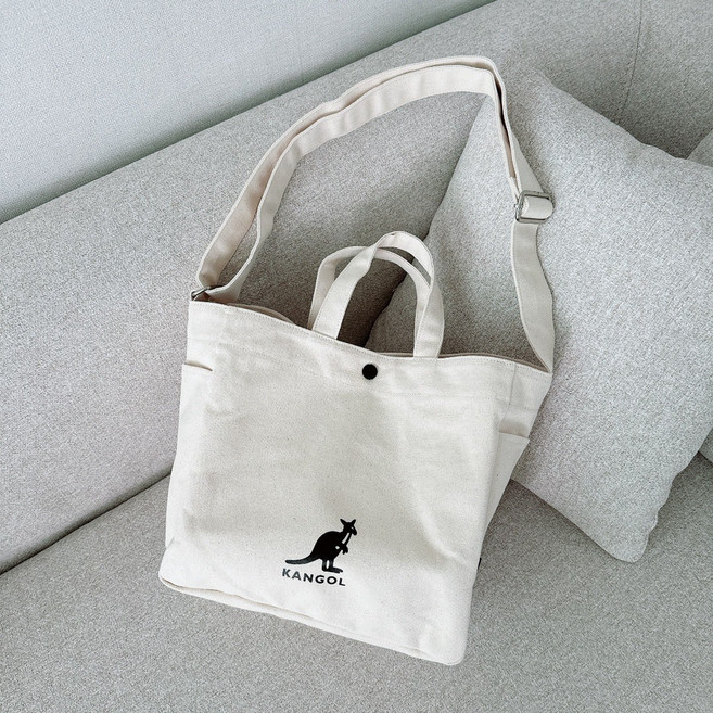 백화점 캉골 토트백 미니 크로스백 남녀공용 여행용 KDHW 가방 + 파우치