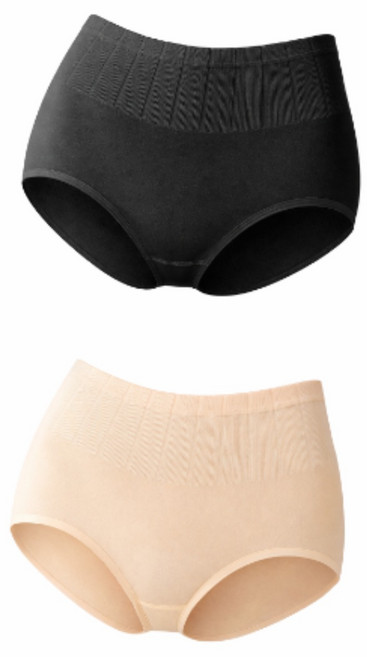 라이프하우스트 복부 편한 면스판 생리팬티 2종세트 빅사이즈