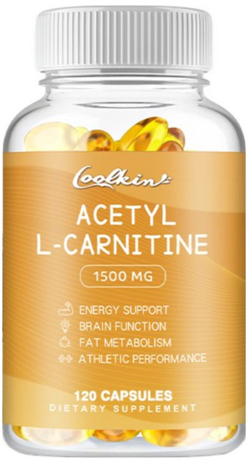아세틸 L-카르니틴 - 지방 연소 촉진 - 세포 보호 - 젖산 축적 방지, 1개, 60정