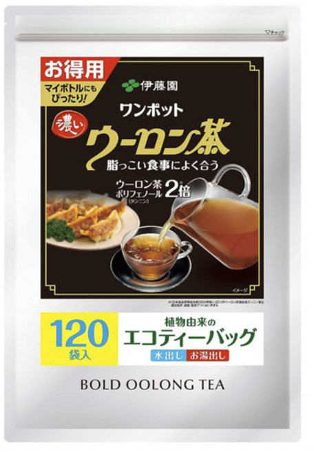 이토엔 진한 우롱차 티백 5g 30봉 4개, 4g, 120개입, 3개