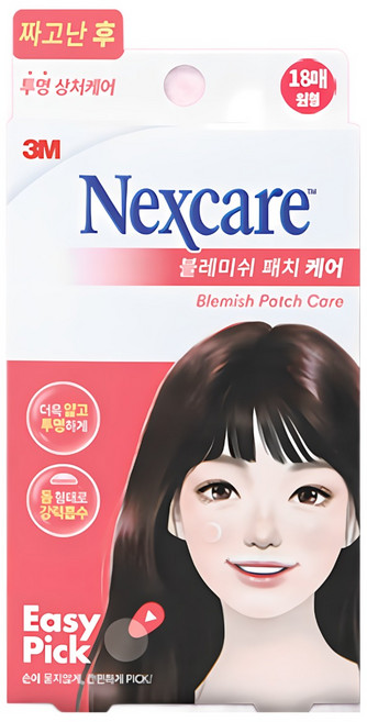 3M All New 넥스케어 블레미쉬 패치 케어, 18개입, 2개