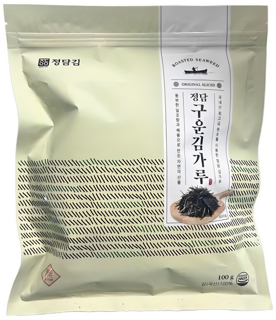 [정담김] 구운 무가미 김가루 (100g), 2개