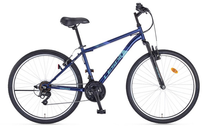 2025 삼천리 레스포 26 태풍 SF 자전거 21단 스틸프레임 유사MTB 99%조립, 다크 블루 (90%조립), 1개, 169cm