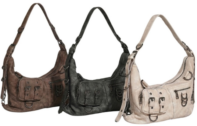 Y2K 빈티지 포켓 버클 숄더 크로스백