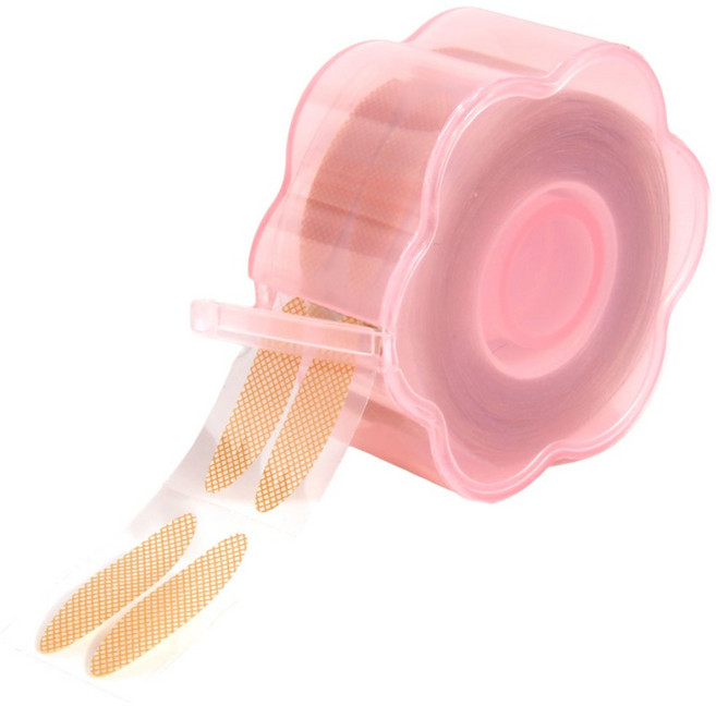 아이엘 플라워롤 누드 쌍꺼풀 테이프 600매 티안나는 자연스러운 눈매 대용량 쌍테, 1개, 곡선형