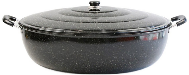 국산 우성 업소용 양수 대형 튀김팬, 2개, 50cm