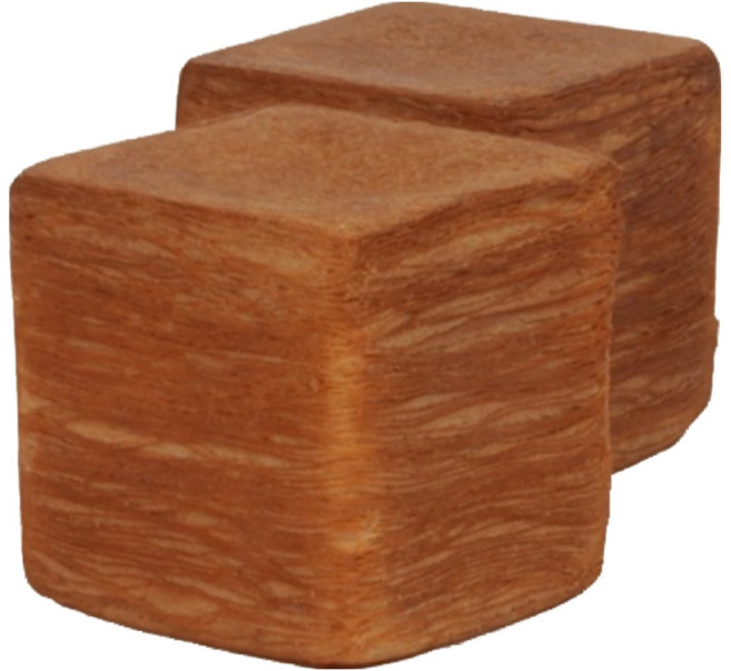 [엣홈045] 한 겹씩 뜯어먹는 티슈브레드 냉동 페이스트리 생지 큐브식빵, 12개, 170g