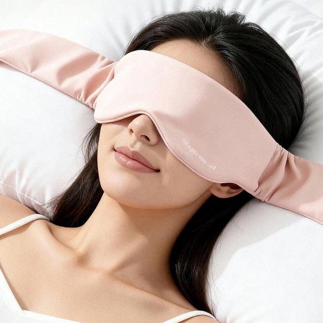 SWEET TUNE 실크 중력 수면 안대 측면 수면용 무게감 아이 마스크 깊은 숙면 스트레스 완화 휴식용