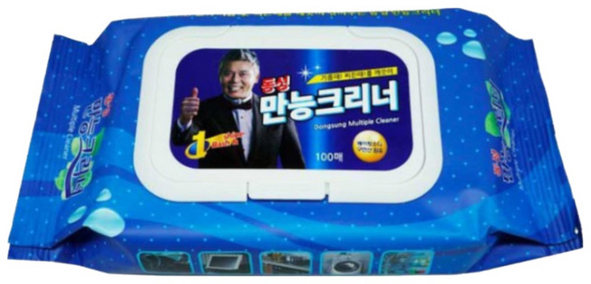 윤즈샵 동성 만능크리너 100매 캡형 청소포 3개 세트