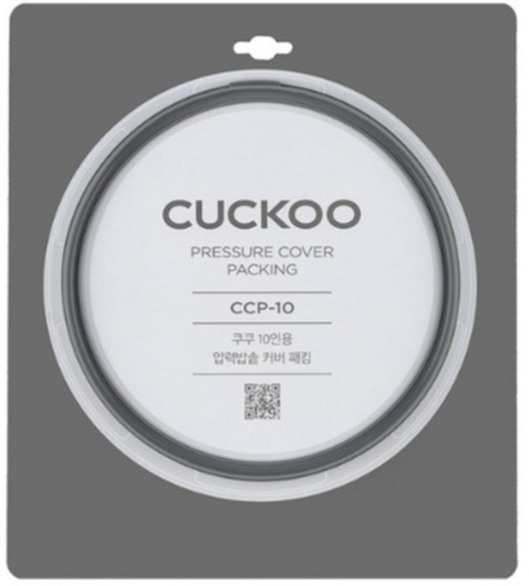 쿠쿠 압력밥솥 정품 고무 패킹 CRP-PWE106FB 전용 압력패킹 [CCP-10], 1개