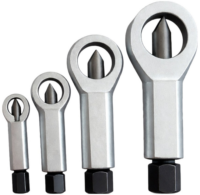 배관공구 너트 커터 볼트 제거 파쇄 4종 스플리터, 1세트
