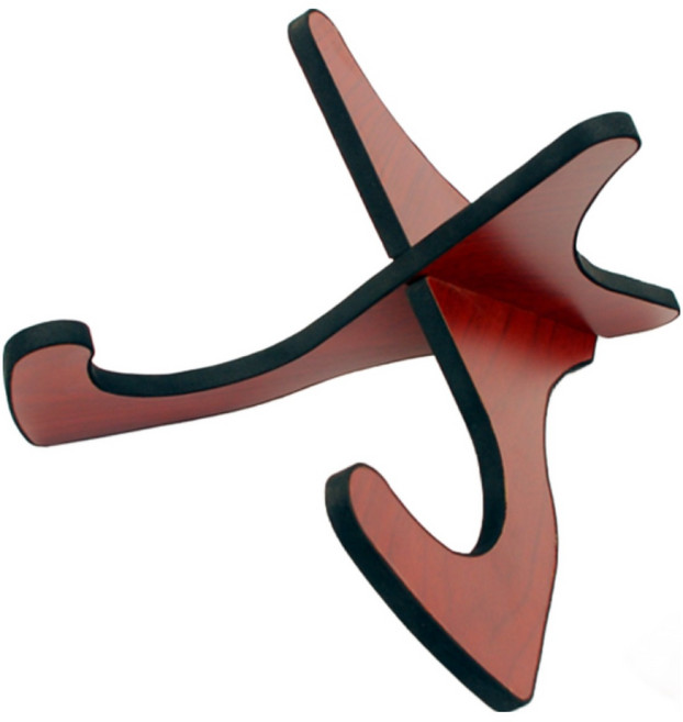 슈페라 바닥이 평평한 우쿨렐레 우드 스탠드, 1개