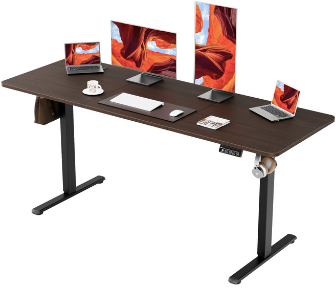 Ergomaker 전동 높낮이 조절 스탠딩 책상 학생 사무 게이밍 데스크 1700, 복고