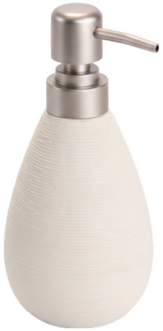 브리즈앤비 고급 세라믹 호텔식 디스펜서 물비누 욕실, 화이트, 1개