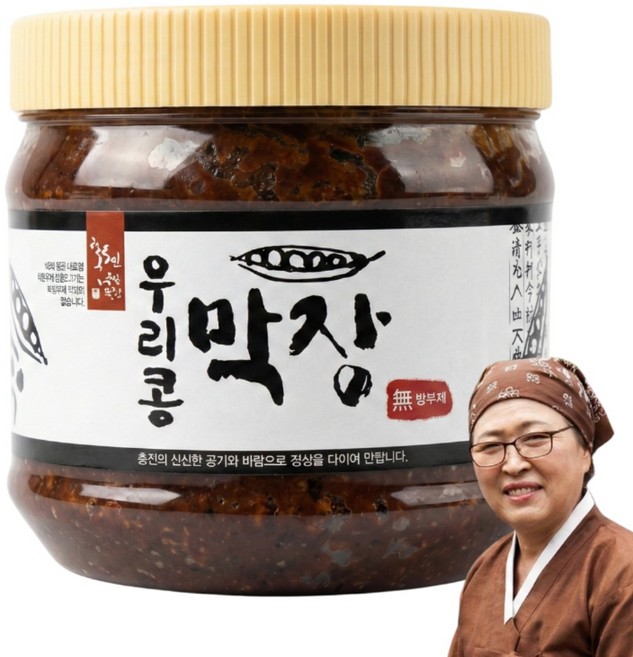 산지한입 강원도 홍천 우리콩 막장 국산콩 100%, 3kg, 1개